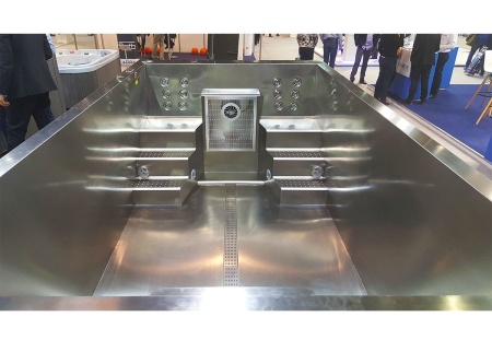 Плавательный спа бассейн из нержавеющей стали Wellis Kongo Плавательный спа бассейн из нержавеющей стали Wellis Kongo