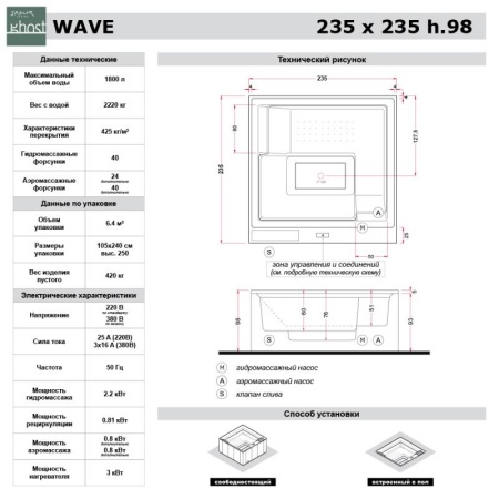 Спа бассейн Treesse Zen PRO Спа бассейн Treesse Zen PRO