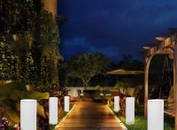 Светильник Цилиндр 25х100 питание от 220, RGB