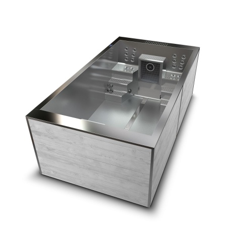 Плавательный спа бассейн из нержавеющей стали Wellis Kongo Плавательный спа бассейн из нержавеющей стали Wellis Kongo