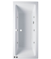 Ванна Riho Lugo VELVET 170x75 с гидромассажем