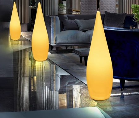 Светильник Капля 36х120 солнечная батарея, RGB